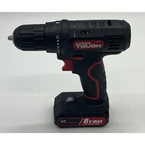 Hyper Tough Keyless Chuck Cordless Drill Untested 8-V Max 3/8” AQ75072G {115}